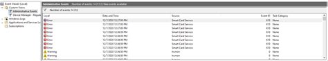 event viewer smart card service event id 610|Smart Card Reader error ID 610 on my new laptop .